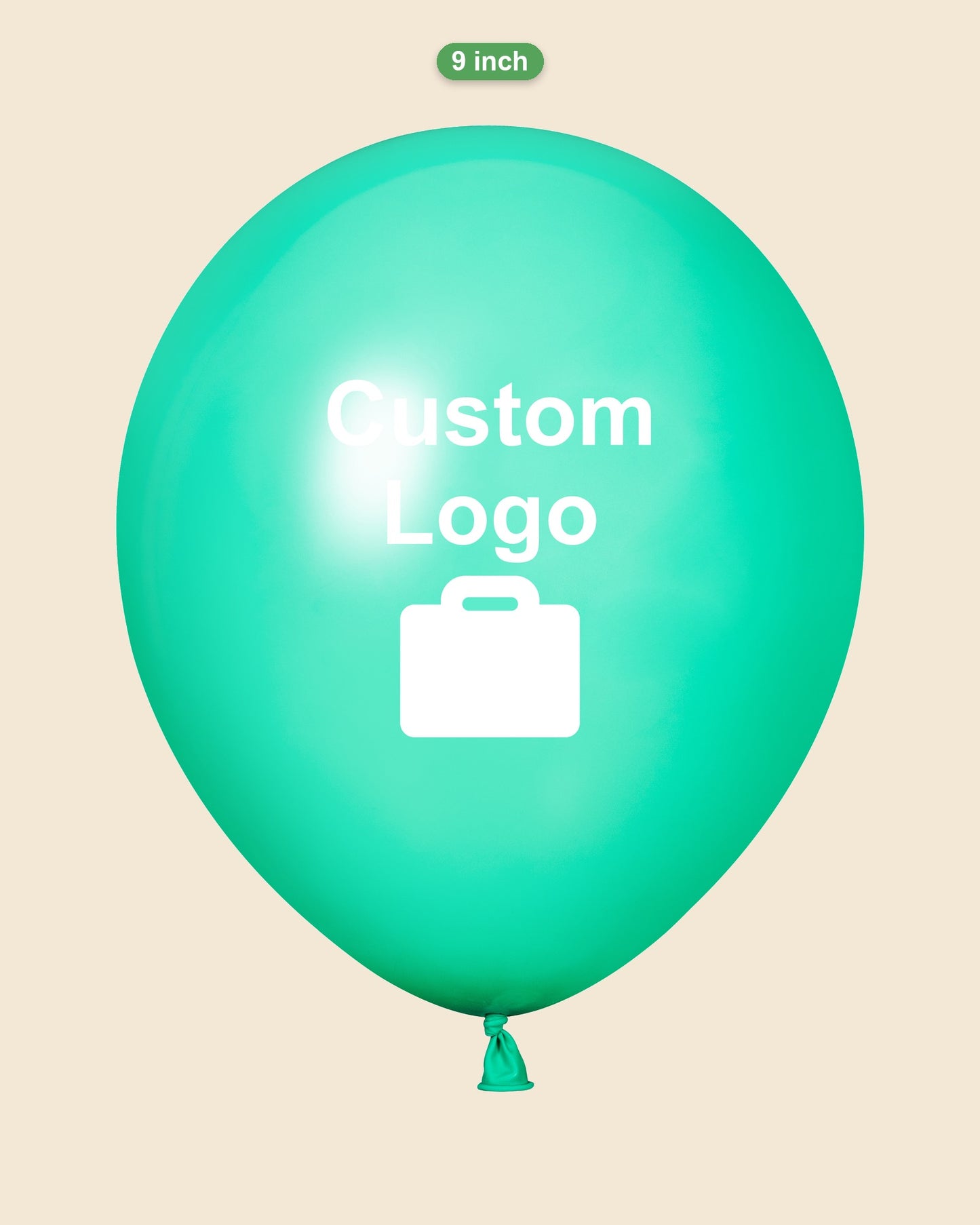Custom 9" Logo Balloons – One-Color Print