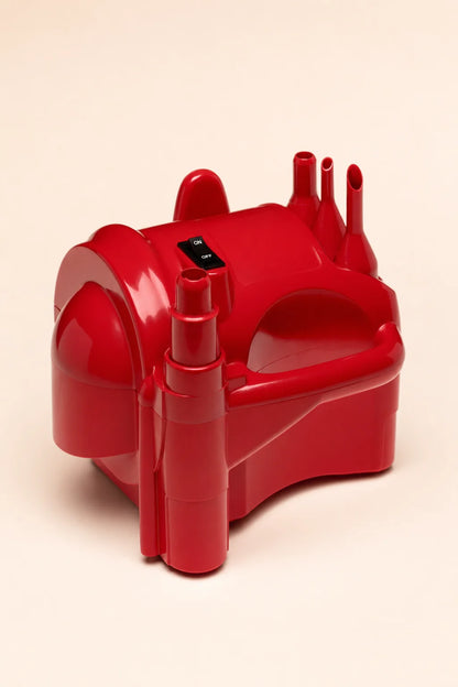PRO Electric Cool Air Balloon Inflator-Red premium studio product photo
