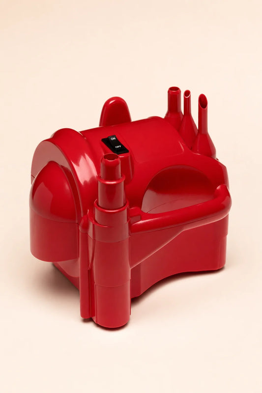 PRO Electric Cool Air Balloon Inflator-Red premium studio product photo
