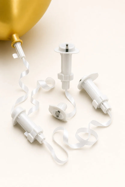 Seal-Sealing Valves with 4' Ribbons – 100 premium studio product photo
