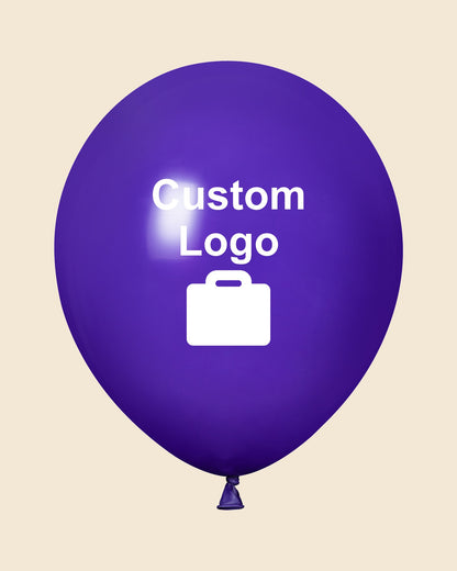 Custom 11" Logo Balloons – One-Color Print