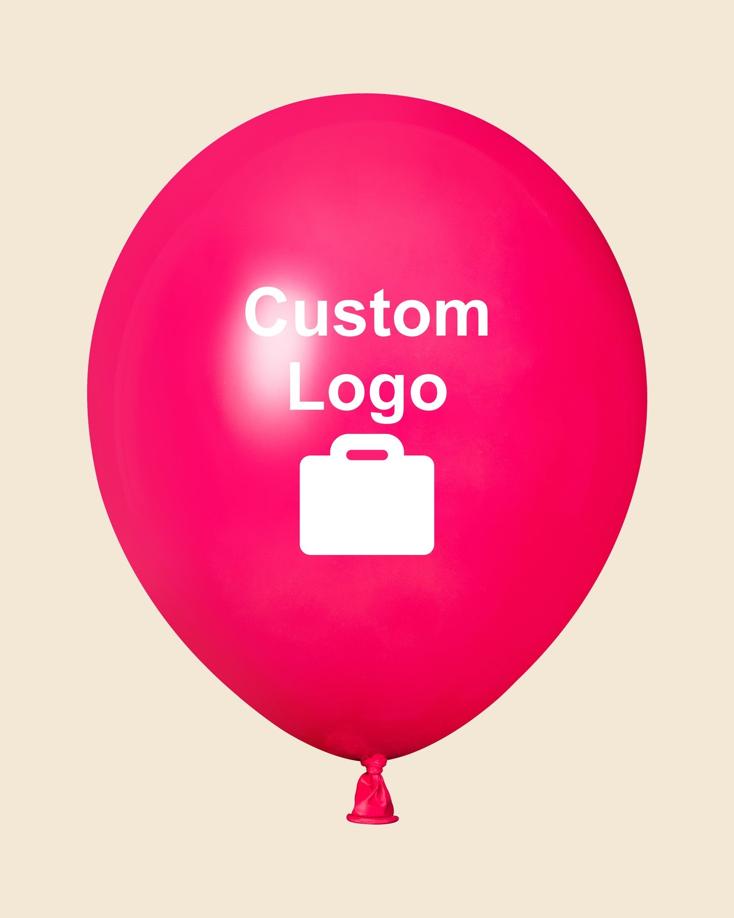 Custom 12" Logo Balloons – One-Color Print