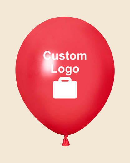 Custom 9" Logo Balloons – One-Color Print