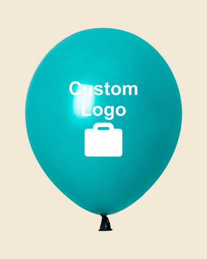 Custom 10" Logo Balloons – One-Color Print