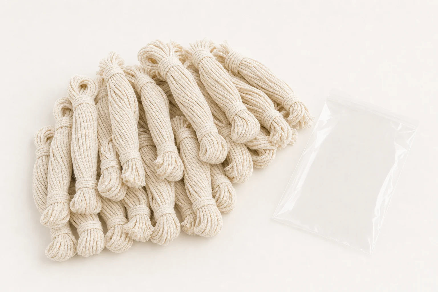 Pre-Cut 4' Cotton Balloon Strings – 144 Count quantity and scale product image