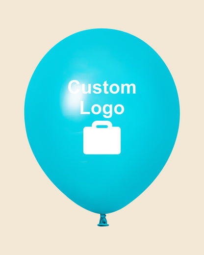 Custom 11" Logo Balloons – One-Color Print