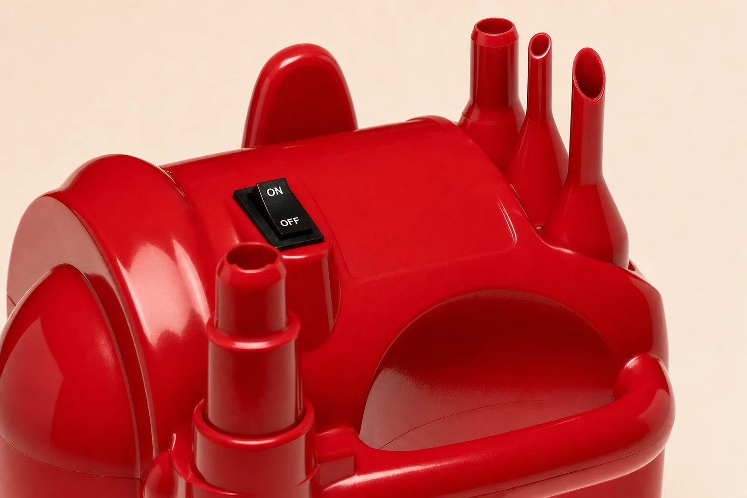 PRO Electric Cool Air Balloon Inflator-Red close-up product detail