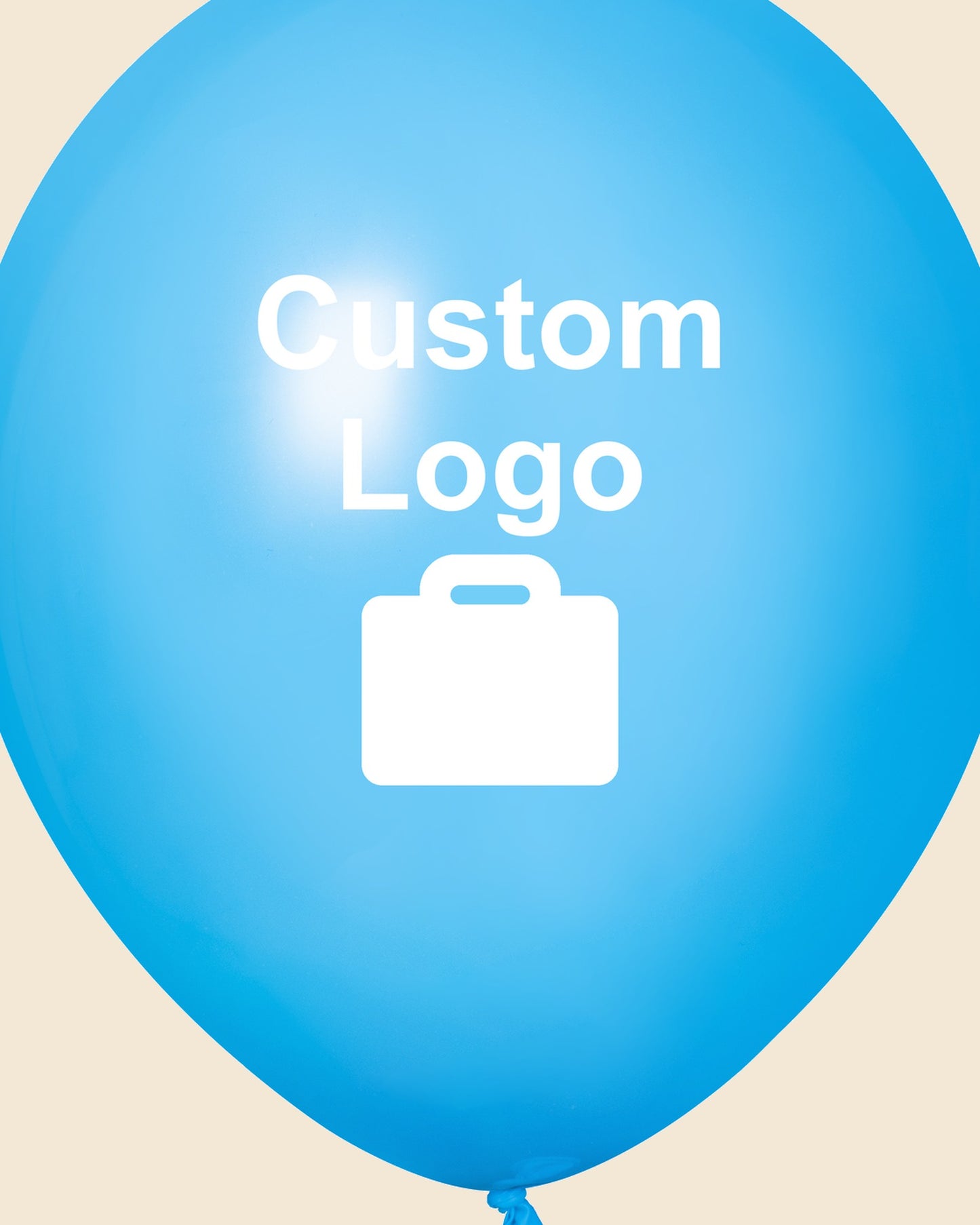 Custom 10" Logo Balloons – One-Color Print