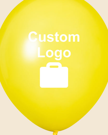 Custom 11" Logo Balloons – One-Color Print