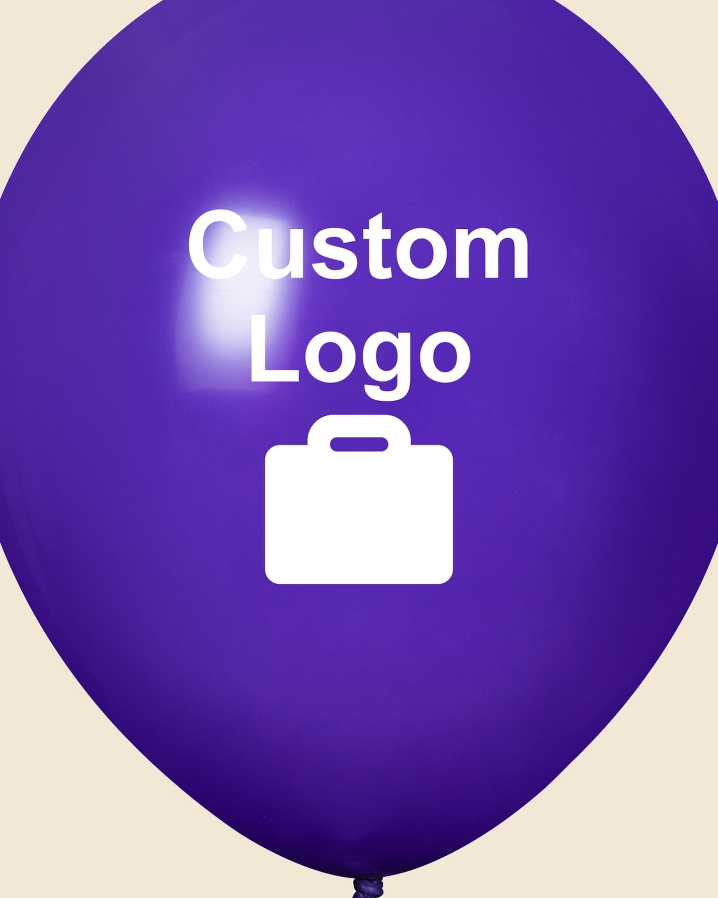 Custom 12" Logo Balloons – One-Color Print