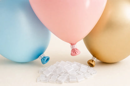 Balloon EZ Clips – 144 Count shown in balloon setup use case
