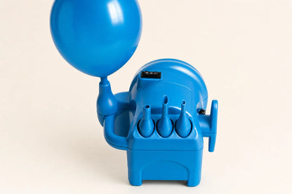 Electric Cool Air Balloon Inflator shown in balloon setup use case
