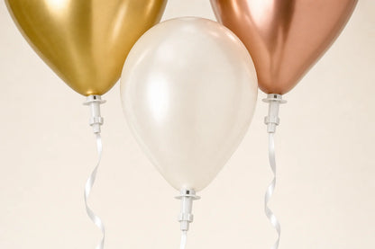 Seal-Sealing Valves with 4' Ribbons – 100 shown in balloon setup use case