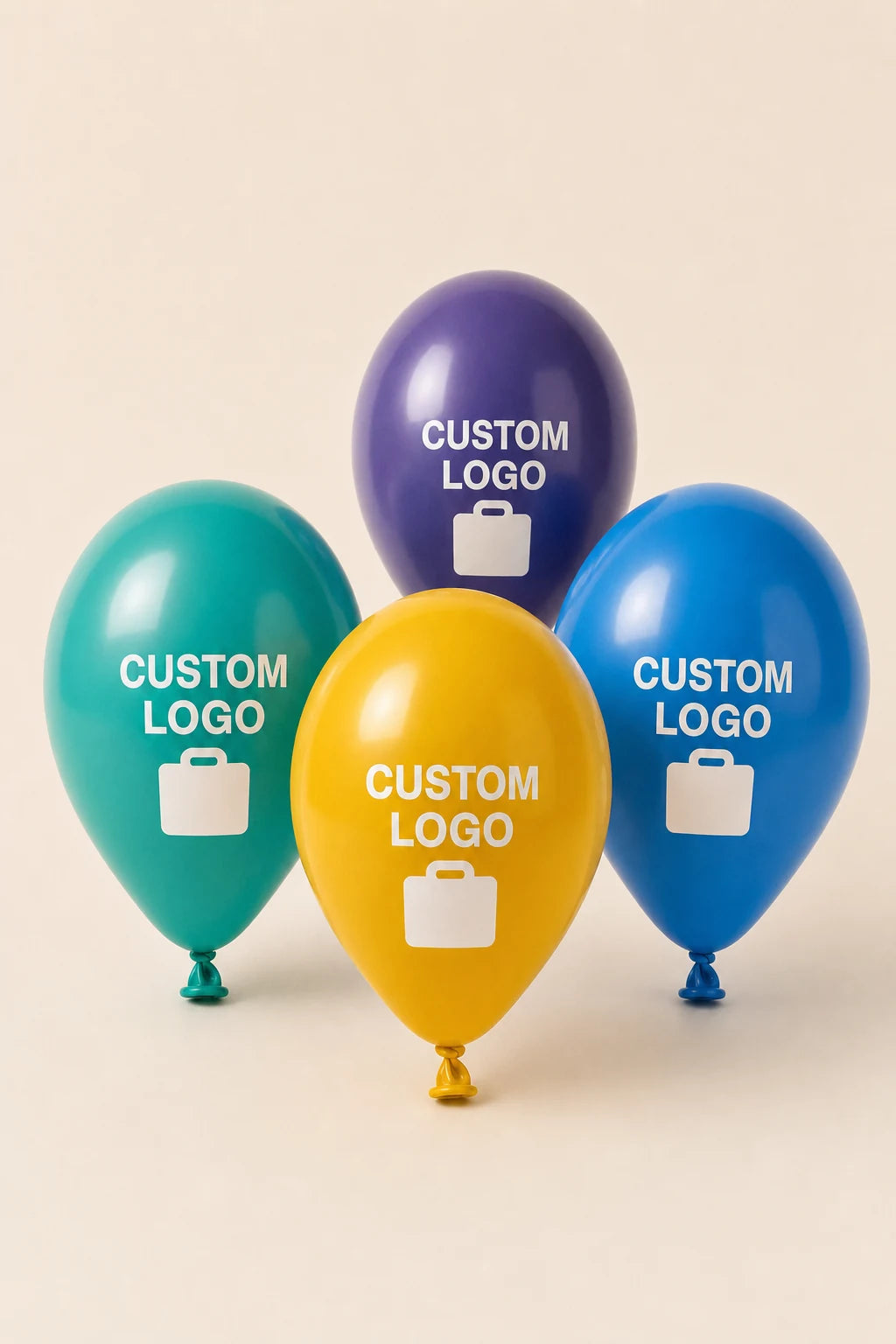 Premium custom logo balloons for business events and promotions