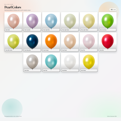 12" Plain Latex Balloons – Assorted Colors